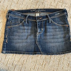 Abercrombie blue jean mini skirt girls sz 12 - excellent condition